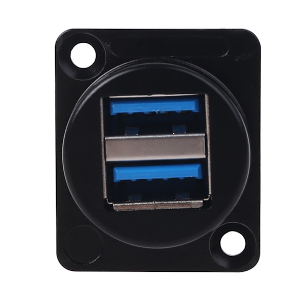 USB 3.0 D-typ Socketskontakt USB-kontakt Panelmontering Hållare Adapter Support