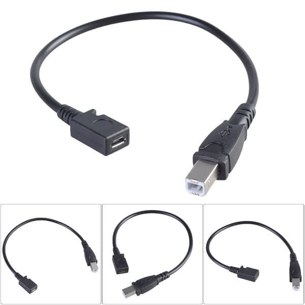 29 cm USB 5-pin hun til USB B han adapterkabel til printere scannere