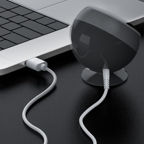 80cm USB DC3.5mm Laddningskabel Stabil Strömöverföring för Elektronik