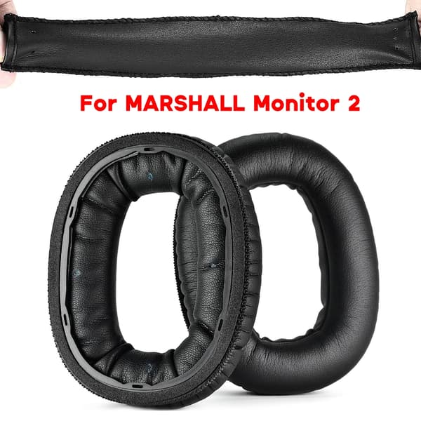 Komfortable proteinøreputer for Monitor 2 ANC headset øreputer erme hodebånd null - Head beam