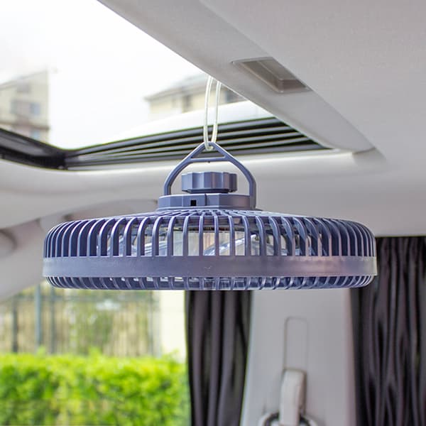 Universal elektrisk køleventilator til køretøjer med variabel hastighedskontrol Bærbar luftcirkulationsventilator til biler og lastbiler null - Chair back
