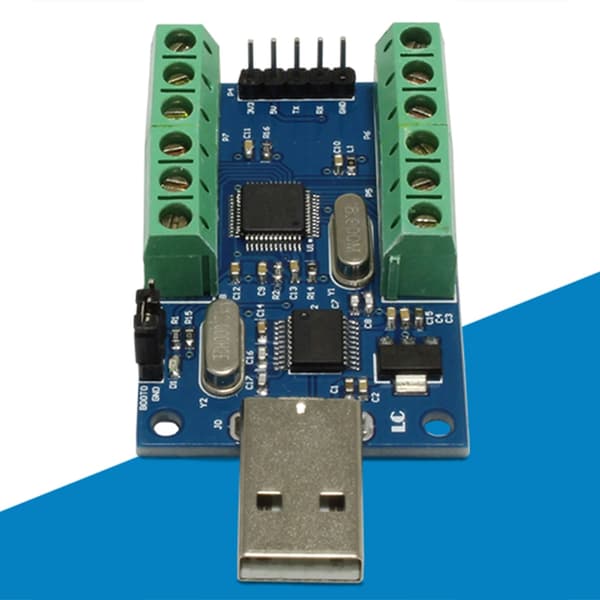 Præcis STM32 12-bit AD-samplingmodul 10-kanals ADC med USB-forbindelse