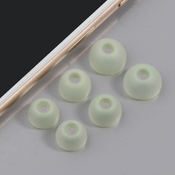 3 Par Erstatningsørepropper Silikon Øreputer Øreplugger for SM-R177 Galaxy Buds2 Green