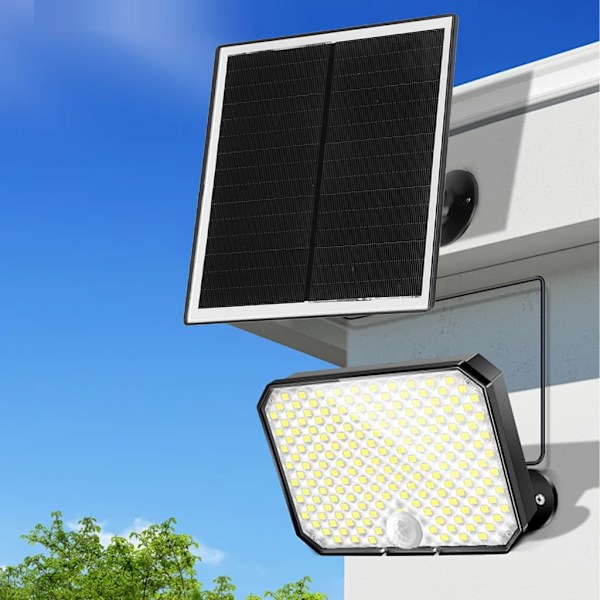 Solpanel för övervakningskamera, 6W Solpanel Typ-C, Kamera Solpanel för uppladdningsbart batterikamera White