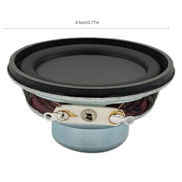 45mm 4Ohm 5W Full Range Stereo Högtalare Runda Högtalare 16Coil Gummikant Multimedia Högtalare