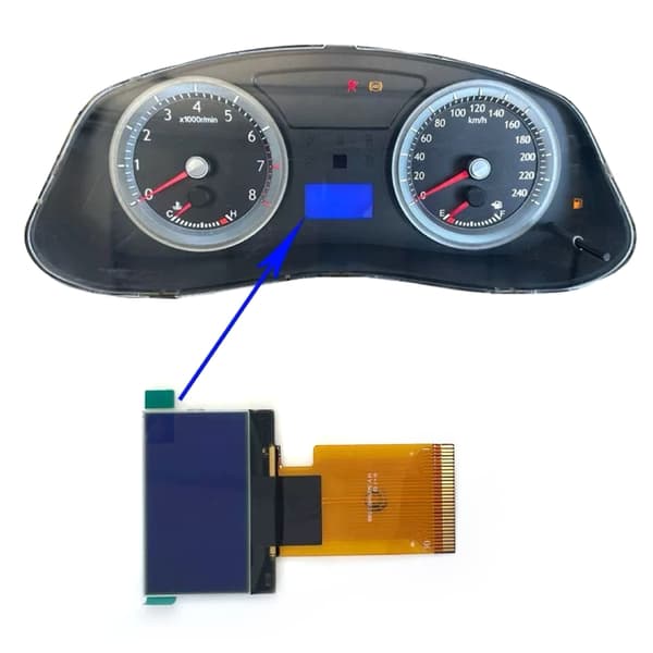 Auton mittariston LCD-näyttö Geely Emgrand EC8 EC820 -mittaristoon