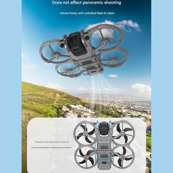 Höghållfasta stötfångare i aluminiumlegering för Avata 360 Gimbals null - Bottom model