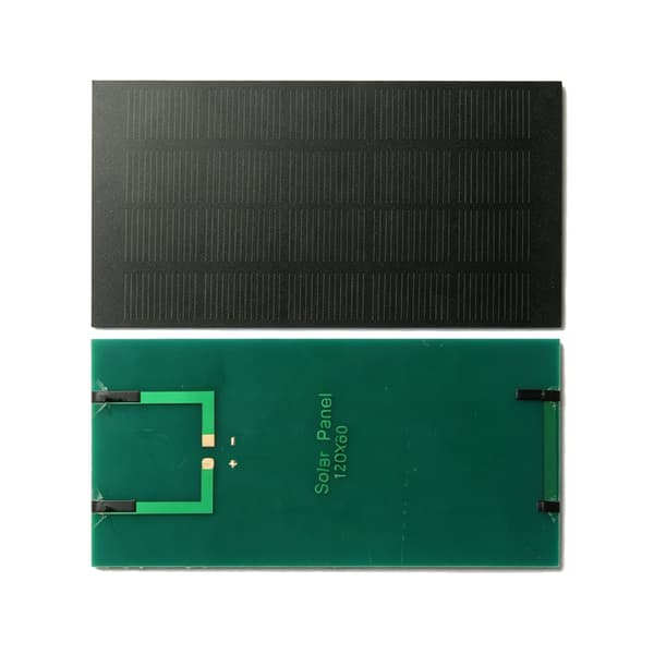1,2W 5V Bärbar Solpanel Mini Solcellsladdningspanel Fotovoltaiska Celler