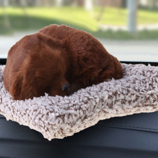 Bildekoration Sovande Hund Leksaker Ornament Dockor för Barn Hem Rum null - 2