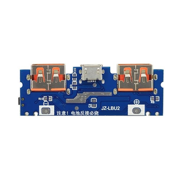 Type C USB 5V 2.4A Kaksois-USB Boost Akun Latauslevy Kannettavat Virtapankit