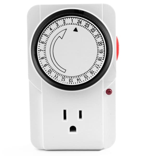 Plug-in Timerbrytere, 24-timers segmenttimer, Lys-timerpluggkontakt for å kontrollere EU Plug