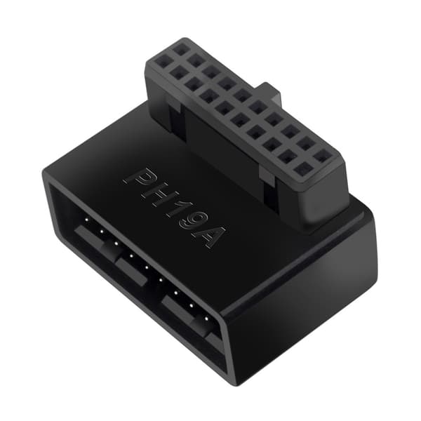 USB3.0 19P/20P Adapter Lodret Skift til PC Desktop Computer Tilbehør null - Type A