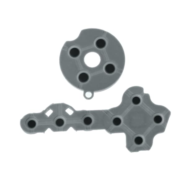 Ledende gummi silikonepuder til Microsoft til 360 trådløs controller kontaktknap D-Pad reparationsdele tilbehør