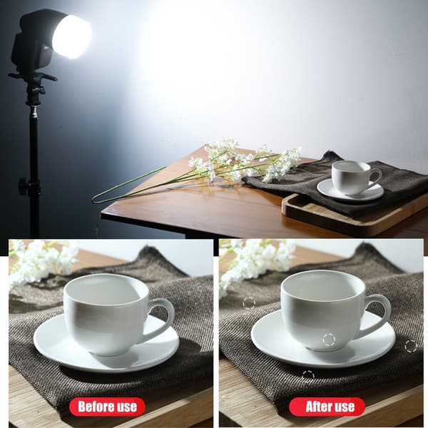 Kamera Flash Diffuser Flash Diffuser Softbox Blødt Lysdæksel Erstatning White
