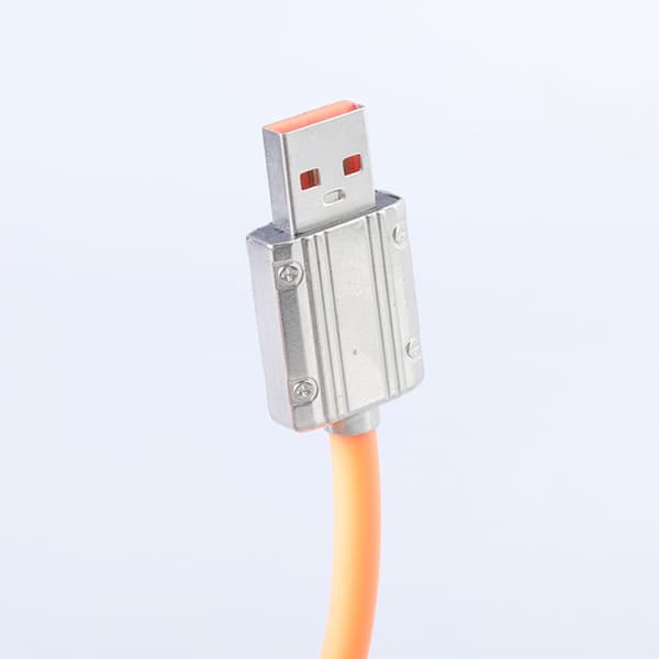 66W USB til USB C Kabel Kort Ladekabel USB Hann til Hann Kabel 480Mbps Data