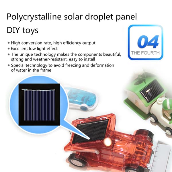 Oljeresistent Solpanel Dropp 2V 100Mah Polykristallin Solpanel