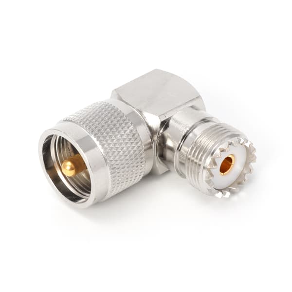UHF PL259 hanstik til SO239 hunstik retvinklet 90 graders RF-adapterforbindelse