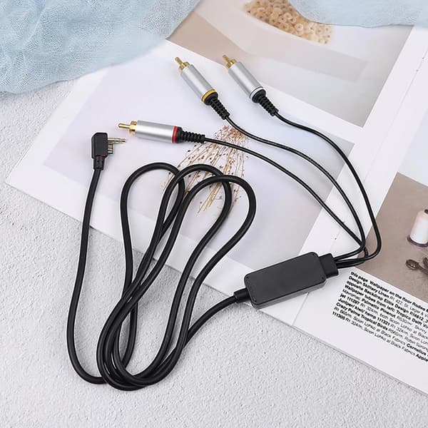 Komponentkabeladapterforlengelsesledning passer til konsoll Black
