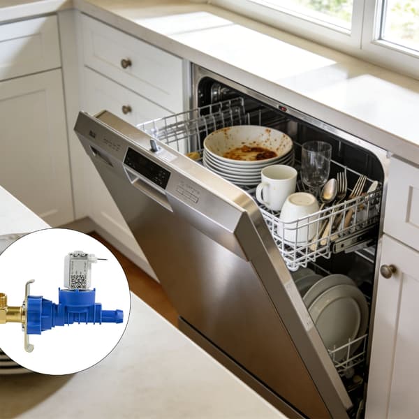 Högpresterande diskmaskinsinloppsventilmontering 5221DD1001E vatteninloppsventiler