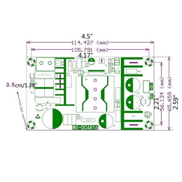 48V 4A 5A 200W AC til DC strømforsyningsomformeradapter SMPS-kort spenningsregulert transformator svitsjing galvanisk isolasjon