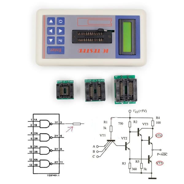 Tehokas Integroitu Piiritesteri Elektroniikkavalmistukseen 1 Set