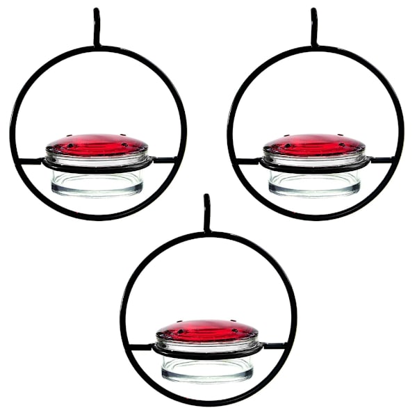 Fuglefoderautomater Haveudsmykning til fuglekiggeri Fugleelsker Kolibrifoderautomater 3 pack