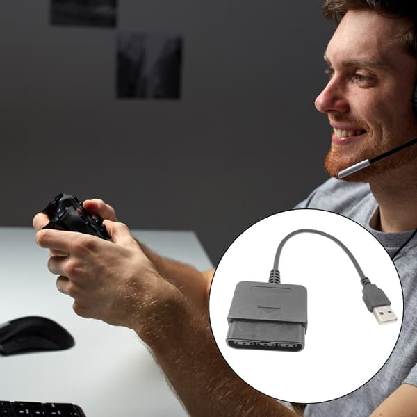 Gaming Tilbehør Konverter Kabel Controller Adapter Tilslut til Konsol null - PS3 one out two PS2