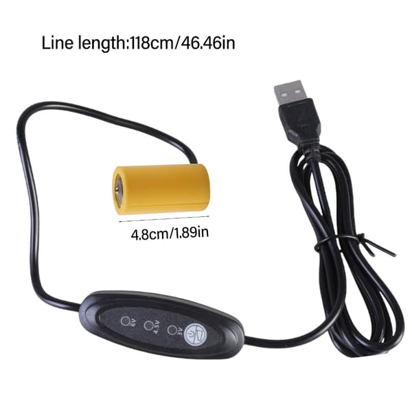 LR14 C Pariston Eliminatorit USB Virtalähdekaapeli Korvaa 2-4kpl LR14 C Paristoa