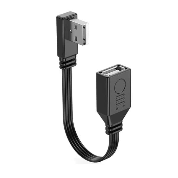 USB2.0 Förlängare USB Förlängningskabel 480Mbps Dataöverföring för USB-enheter 10cm - Left