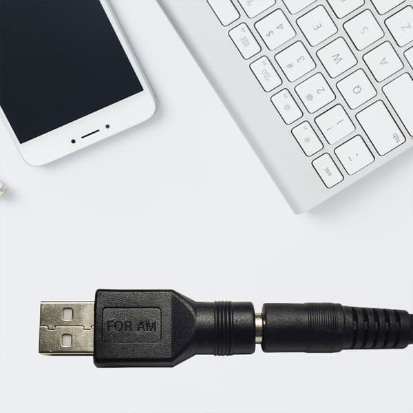 Bærbar USB Han til DC Hun Adapter USB DC 5V Stik Oplader Jack null - 4.0x1.7mm