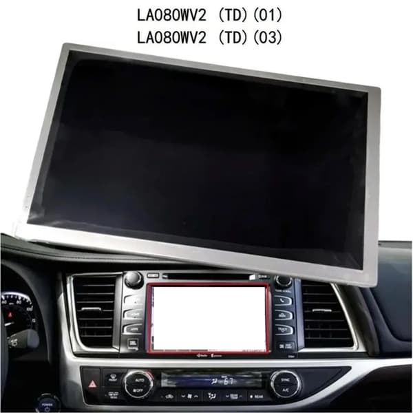 LA080WV2TD til 2014-2019 LCD Touch Display til Radionavigationsenhed