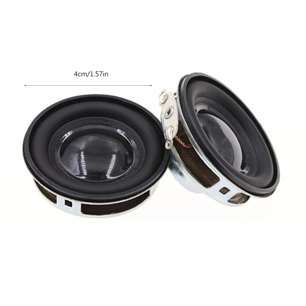 Högtalarsats 1.5'' Högtalare Fullt Frekvensområde 4ohm 3W DIY-Ljud