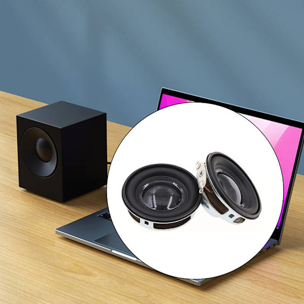 Högtalarsats 1.5'' Högtalare Fullt Frekvensområde 4ohm 3W DIY-Ljud