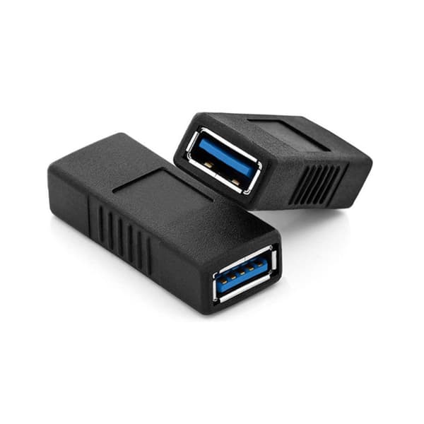 USB 3.0 Type A Hun Til Hun Adapter Hun Til Hun til PC Konverter Adapter Black
