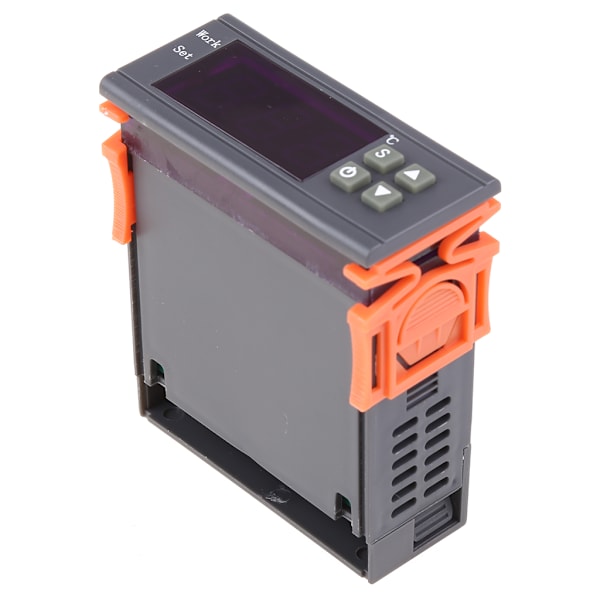 Digital LED Temperaturregulator Uppvärmning Celsius Termostat Reläer LED-utgång med NTC-givare Sonda AC 90-250V