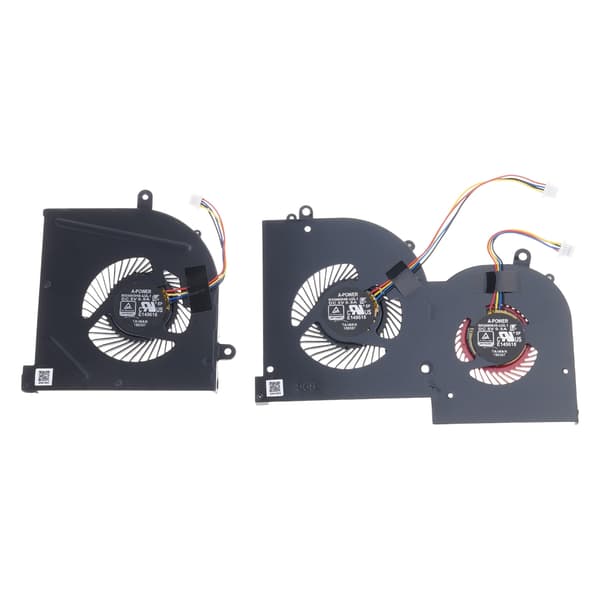 CPU GPU Blæser Laptop Køleblæser til DC 5V 0.5A 4-pin Radiator til MSI GS65 GS65VR