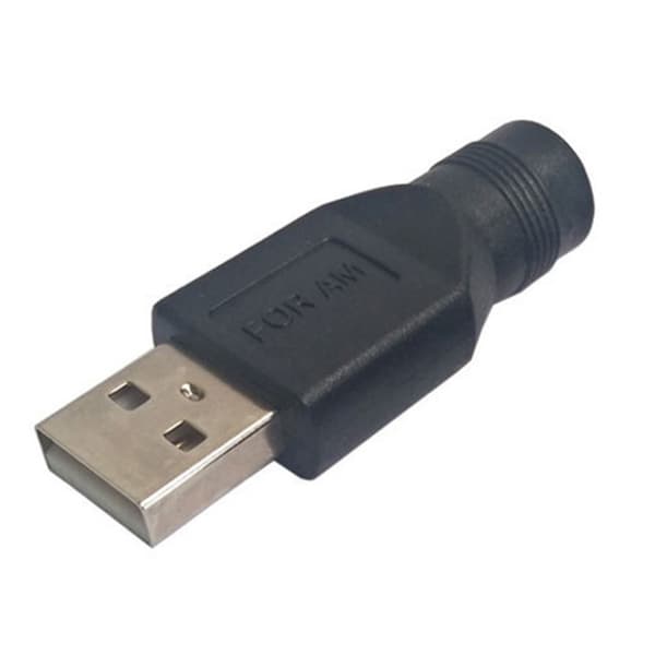 Bærbar USB Han til DC Hun Adapter USB DC 5V Stik Oplader Jack null - 4.0x1.7mm