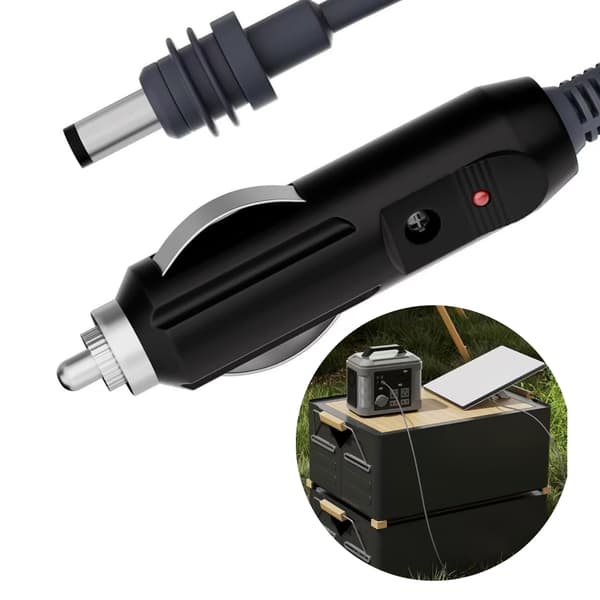 DC12V Bilopladningsadapterkabel til MINI-satellit og andre enheder, holdbart design, strømkabel 2m