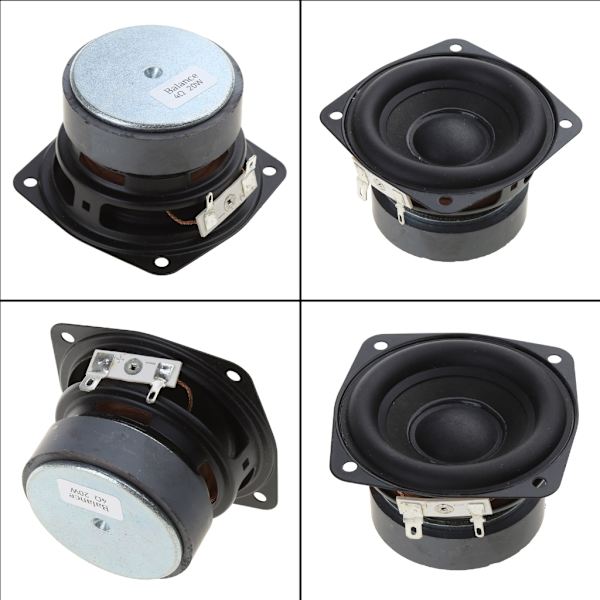 3-tums Högtalare 4 Ohm 20W Hög Effekt - Högtalare - Full Range Horn
