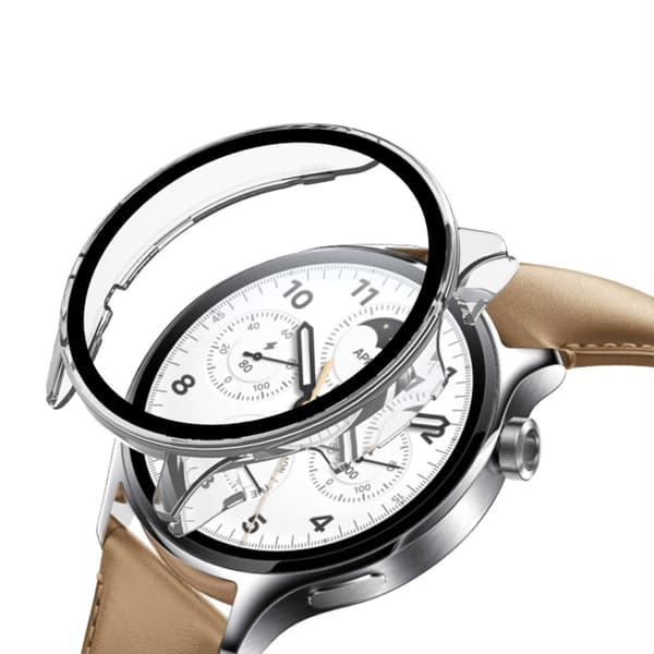 til Smart Watch Hard-Cover til Watch S1 Pro Skærmkofanger til Shell Protector Sh White