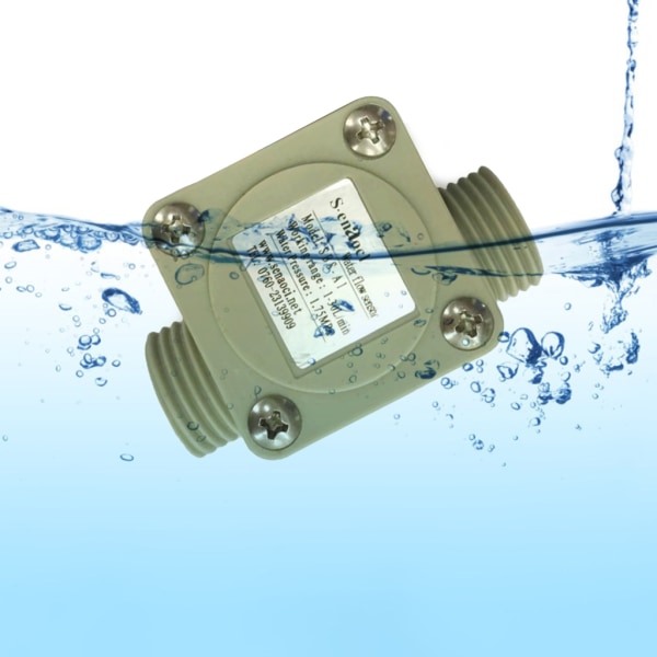 20mm vattenflödessensor DN15 1-30L/min Praktisk flödesmätare Vatten