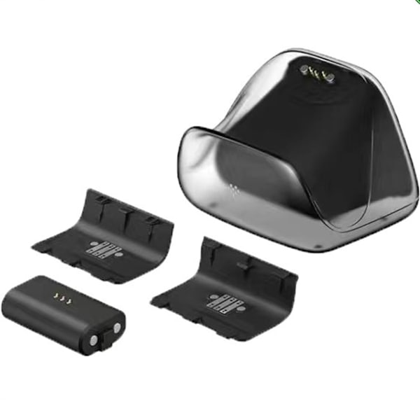 Laddningsstation Stativ ABS Dock & Batteri Set Trådlös Basstation med Batteri