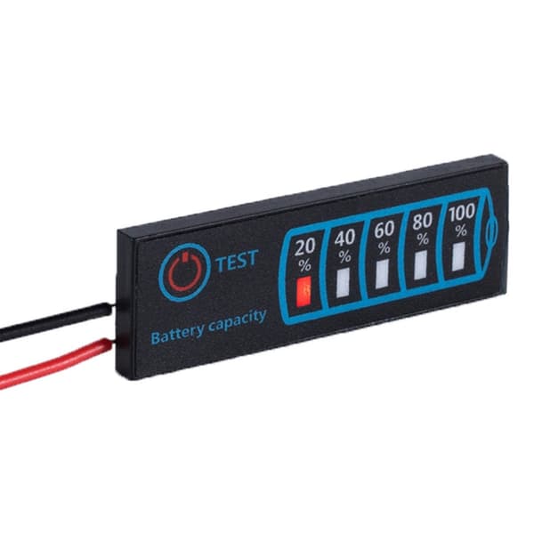Batteriprocentvisningsmodul til lithium-, bly-syre 5-30V-systemer