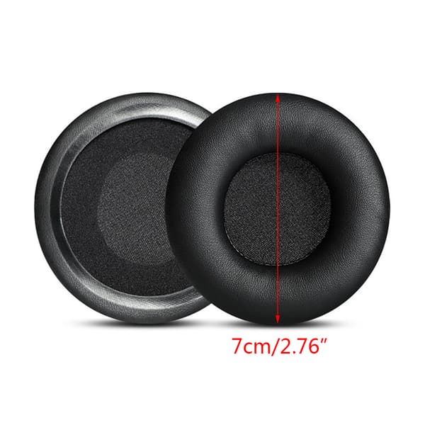 1 par udskiftelige bløde ørepuder til ATH-AR3BT AR3IS Memory Foam Headset White