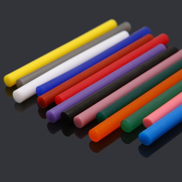 14 st Smältlim Stick Mix Färg 7mm Viskositet För DIY Craft Toy Reparationsverktyg