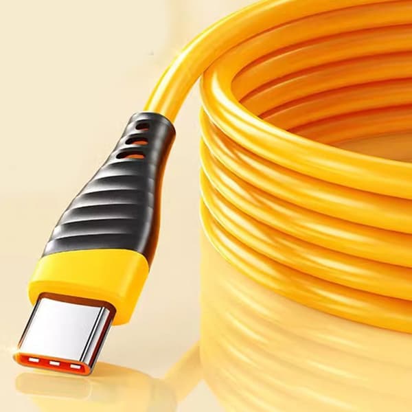 Fleksibel 120W USB C ladekabel gir rask 6A strømforsyning 480 Mbps data 0.3m
