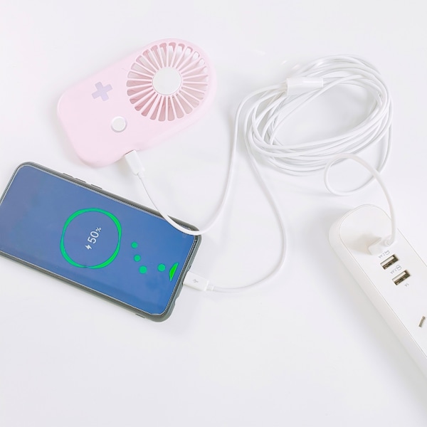 Bärbar USB till Micro USB Laddningskabel Datakabel 2-i-1 Design för Bekväm Laddning Black