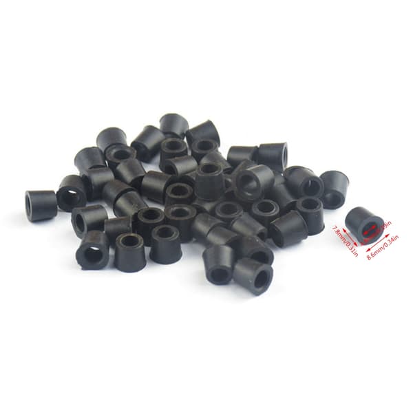 1/4'' Ventiler Packning Grenrör Reparationssats Ersättning för Luftkonditionering Black