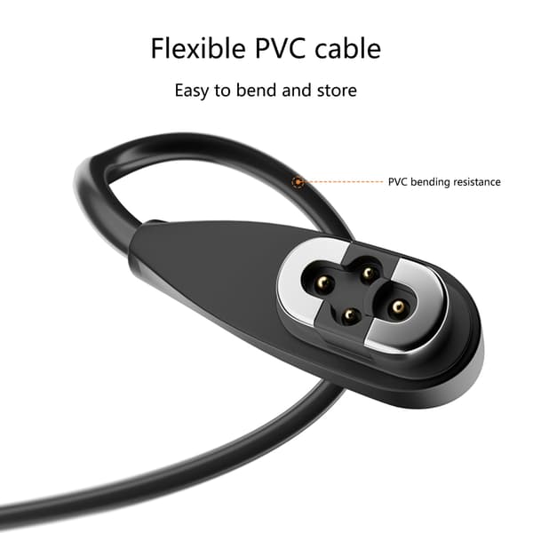 1 m Magnetisk Øretelefon Opladerkabel til S710 Øretelefoner null - USB