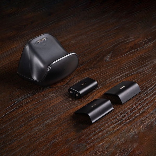 Laddningsstation Stativ ABS Dock & Batteri Set Trådlös Basstation med Batteri